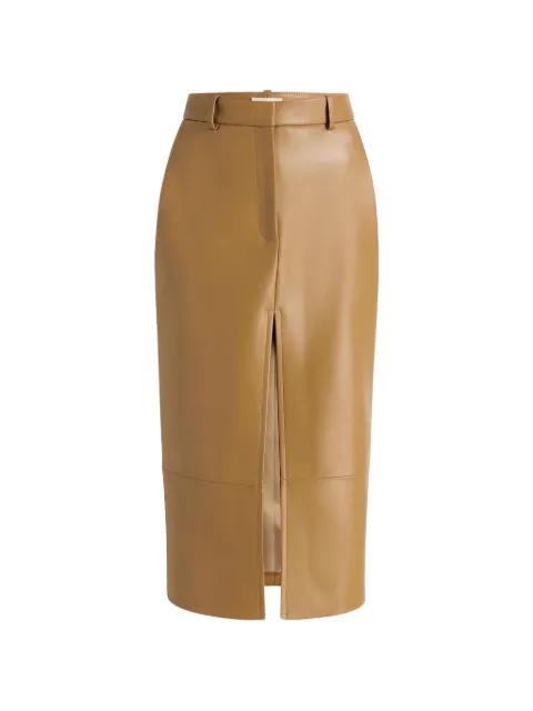 Winton lambskin pencil skirt by KHAITE