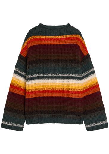 Yanis striped cashmere jumper by KHAITE