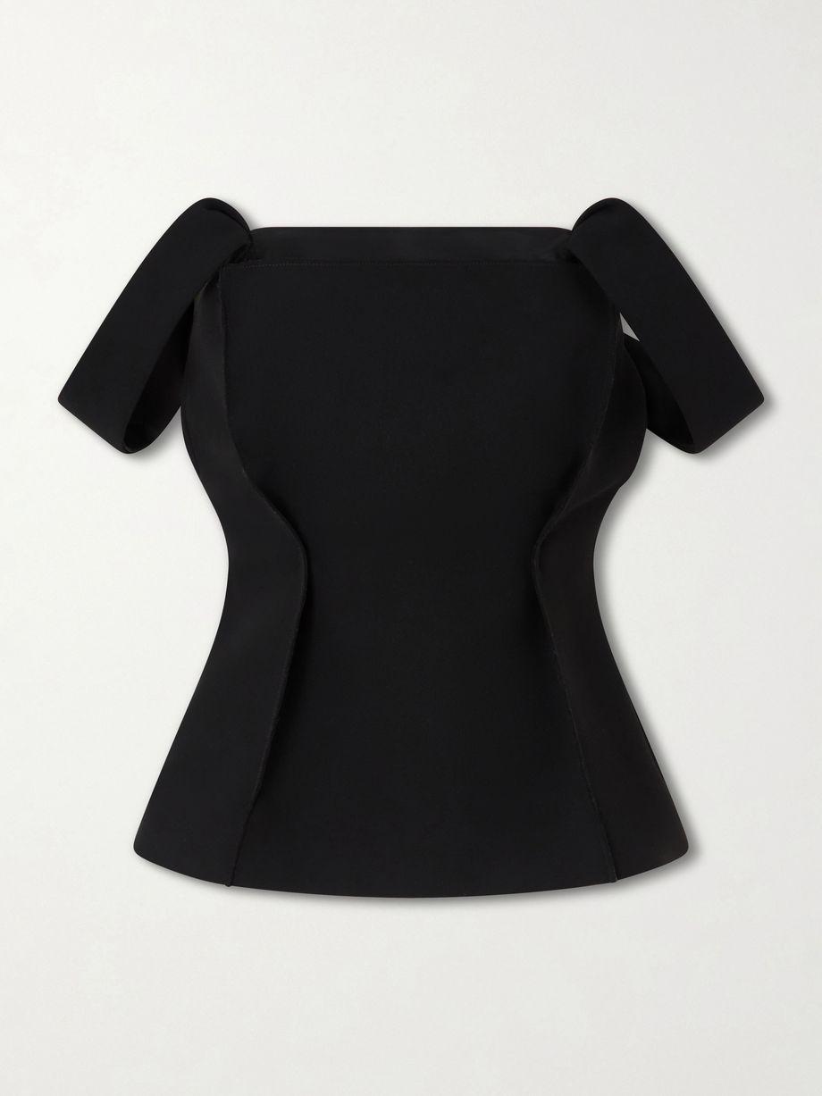 Yasmina crepe blouse by KHAITE