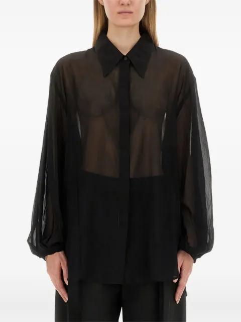 balloon-sleeve shirt by KHAITE