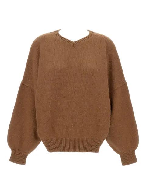 crew-neck long-sleeve sweater by KHAITE