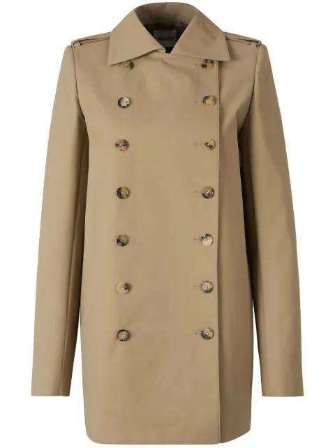 double-breasted trench coat by KHAITE