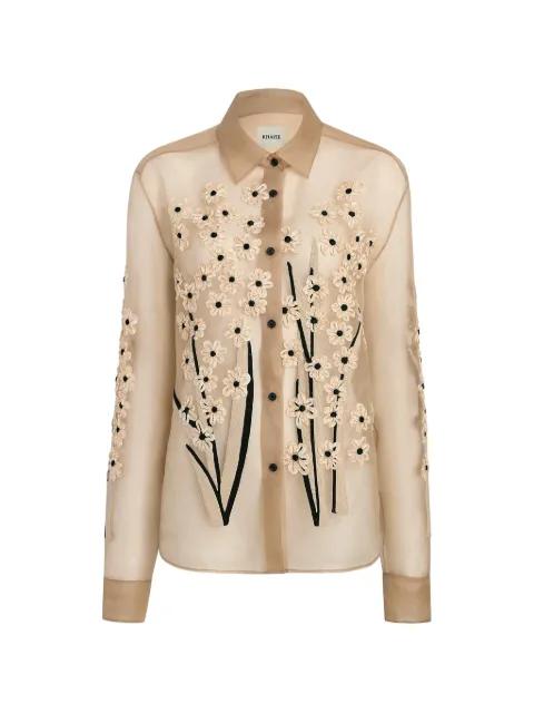 floral argo shirt by KHAITE