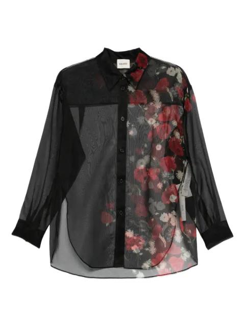 floral sheer shirt by KHAITE