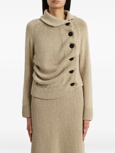 front buttton cardigan by KHAITE