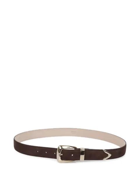 gold buckle belt by KHAITE