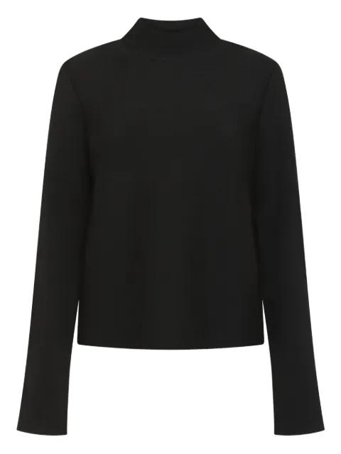 high-neck wool sweater by KHAITE