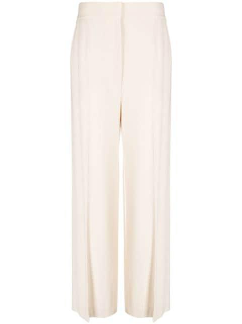 high-waisted wide-leg trousers by KHAITE