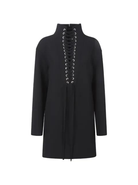 lace-up high-neck lee dress by KHAITE