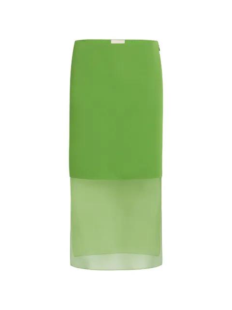 layered skirt by KHAITE