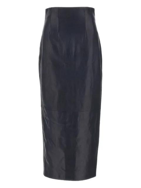 leather pencil skirt by KHAITE