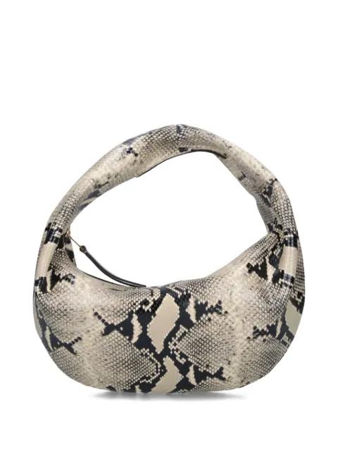 medium Olivia snakeskin-pattern shoulder bag by KHAITE