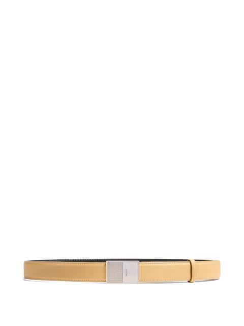 minimalist leather belt by KHAITE