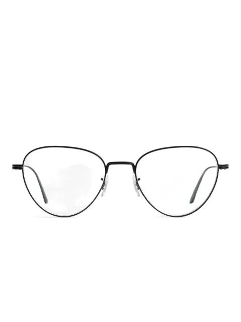 oval-frame glasses by KHAITE