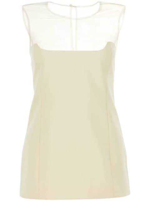 panelled blouse by KHAITE