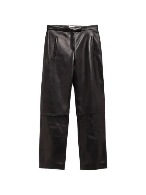 panelled leather trousers by KHAITE