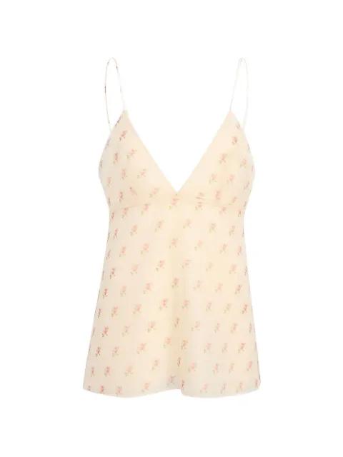 patterned top by KHAITE