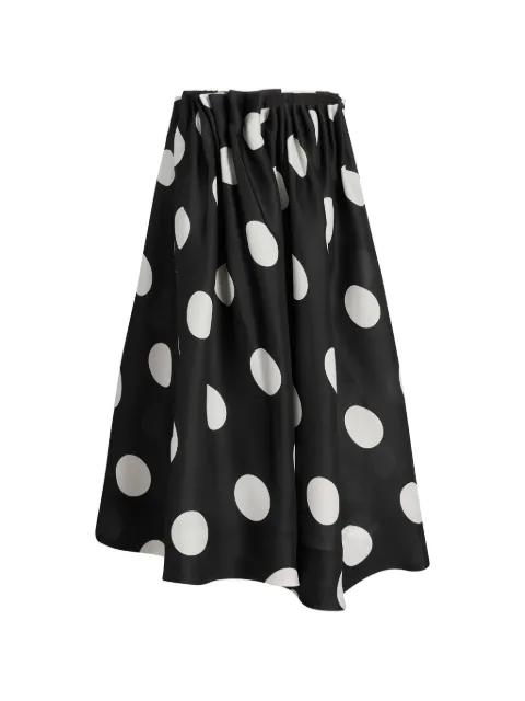 polka-dot skirt by KHAITE
