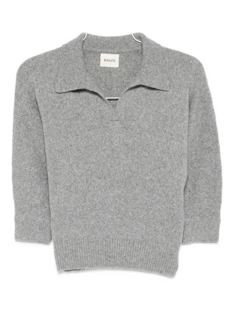polo-neck cashmere sweater by KHAITE