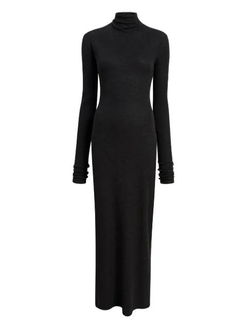 roll neck long-sleeve dress by KHAITE