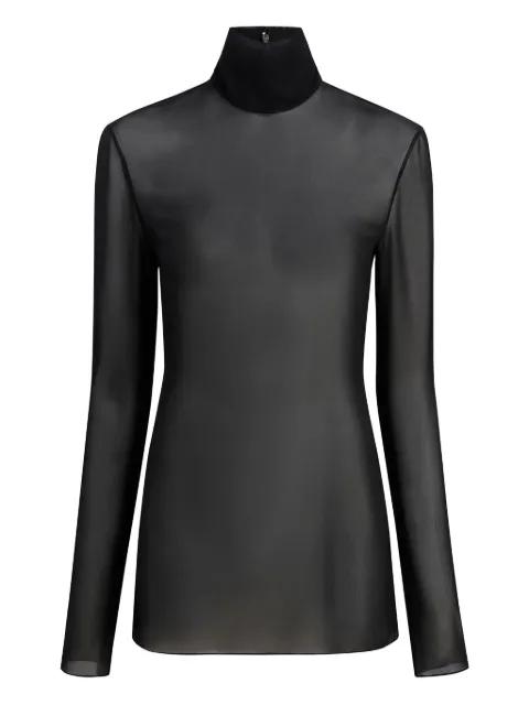 roll neck long-sleeve top by KHAITE