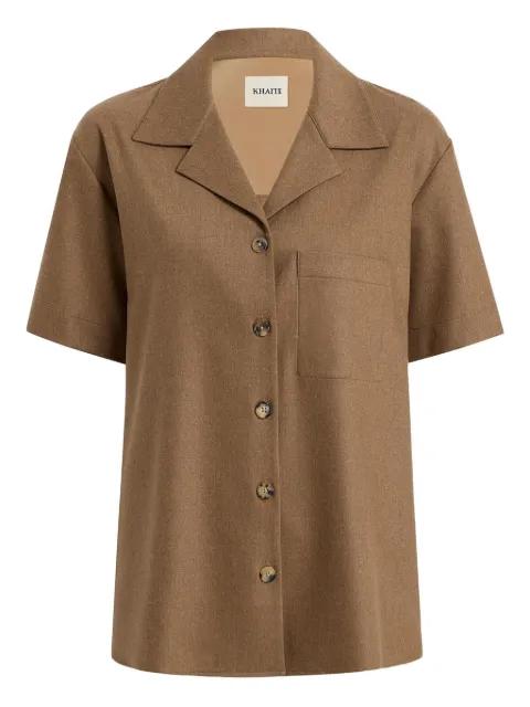 short-sleeve pocket shirt by KHAITE