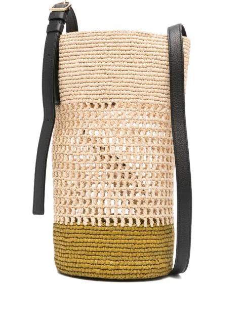 small Billie woven bucket bag by KHAITE