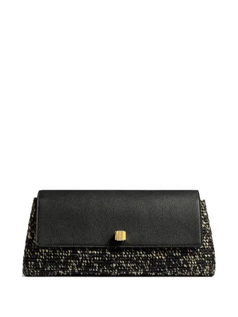 textured clutch bag by KHAITE