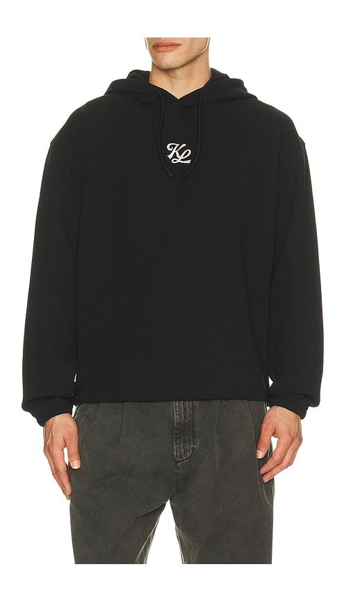 Khalhon Club Emblem Hoodie in Black by KHALHON