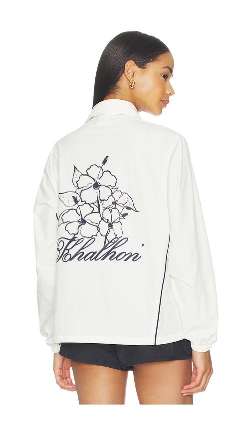 Khalhon Garden Coach Jacket in White by KHALHON