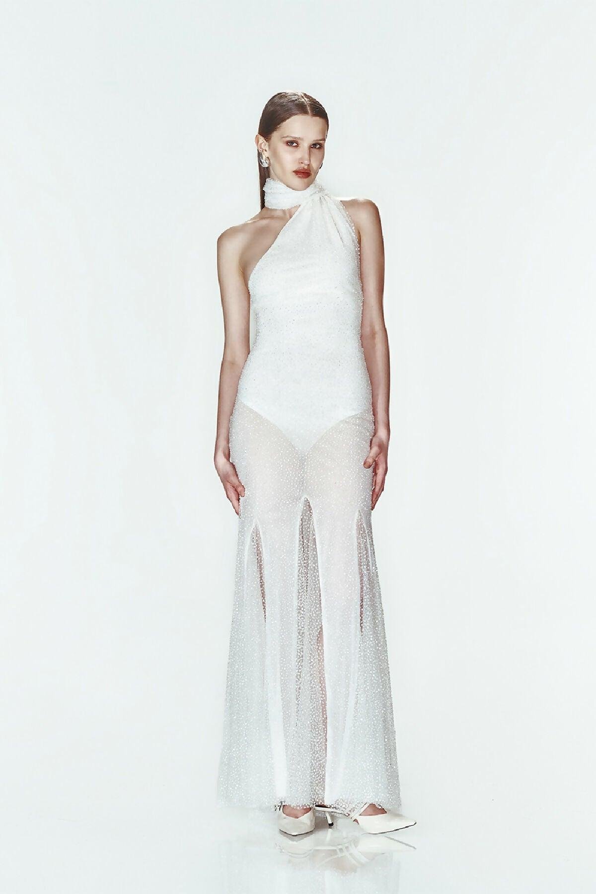 CHAMPAGNE CHIC GOWN by KHELA THE LABEL