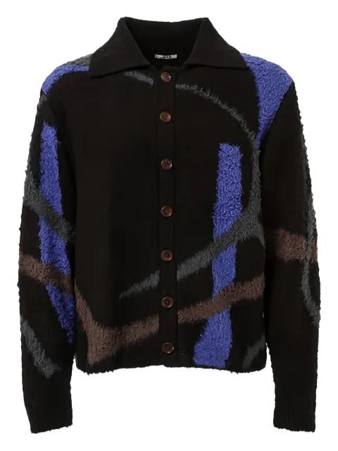 buttoned patterned cardigan by KHOKI