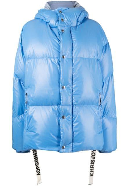 Khrisman hoodied puffer jacket by KHRISJOY