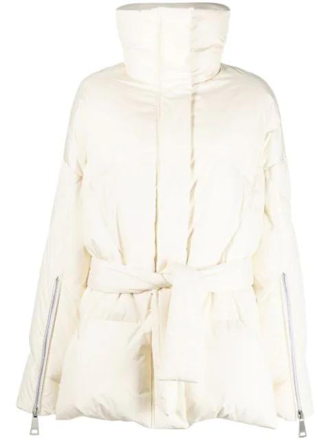 New Iconic belted puffer jacket by KHRISJOY