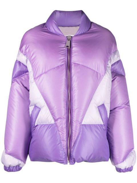 heart-motif padded jacket by KHRISJOY