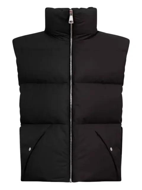 logo-print gilet by KHRISJOY