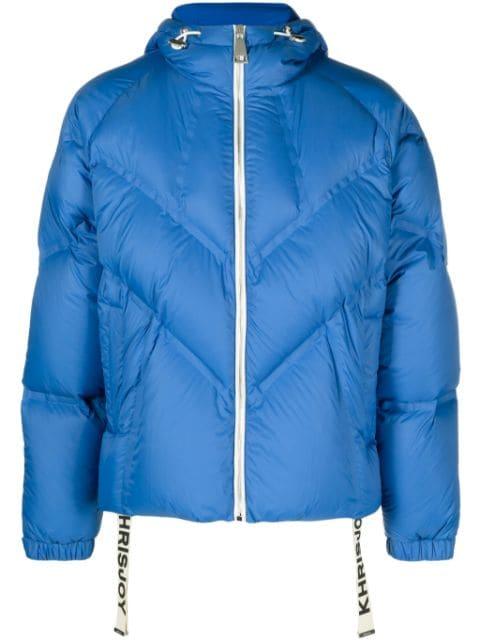 quilted hoodied jacket by KHRISJOY