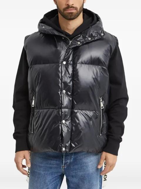 zip fastening hoodied jacket by KHRISJOY