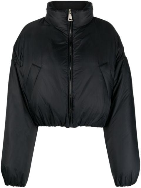 zipped cropped jacket by KHRISJOY