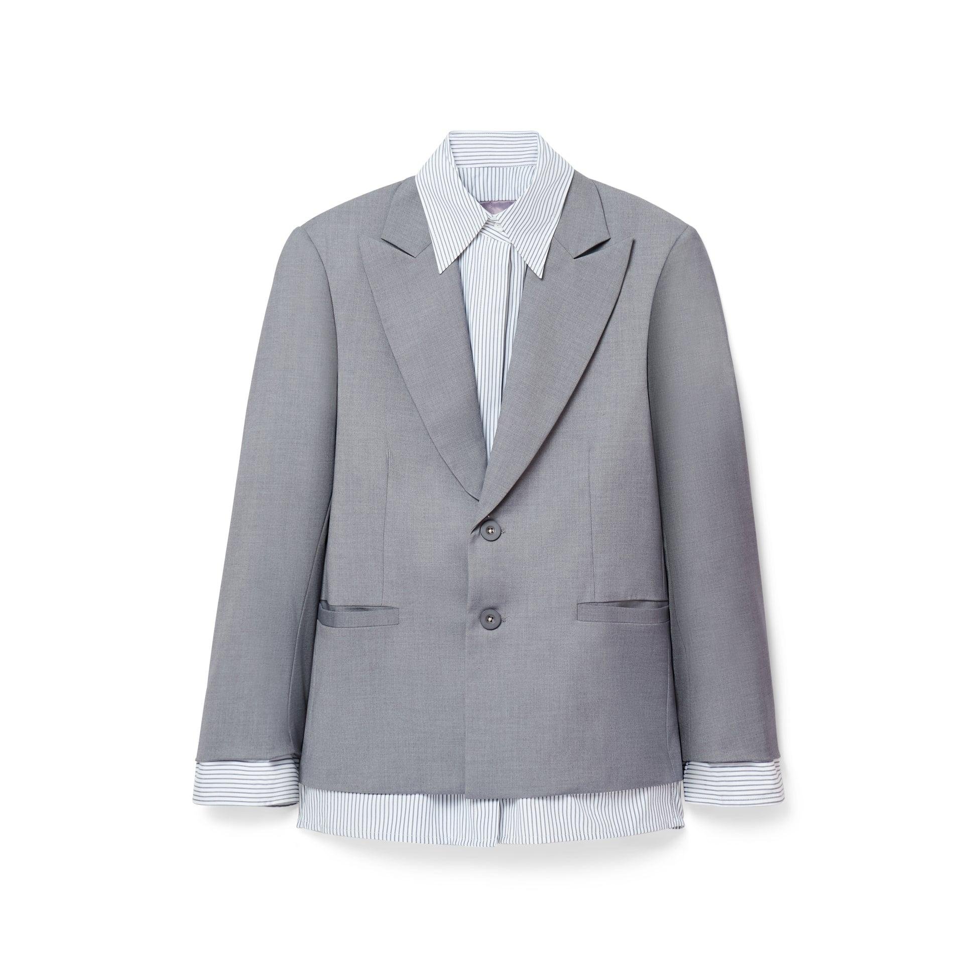 All in 1 suit Top [Grey] by KIDSUPER STUDIOS