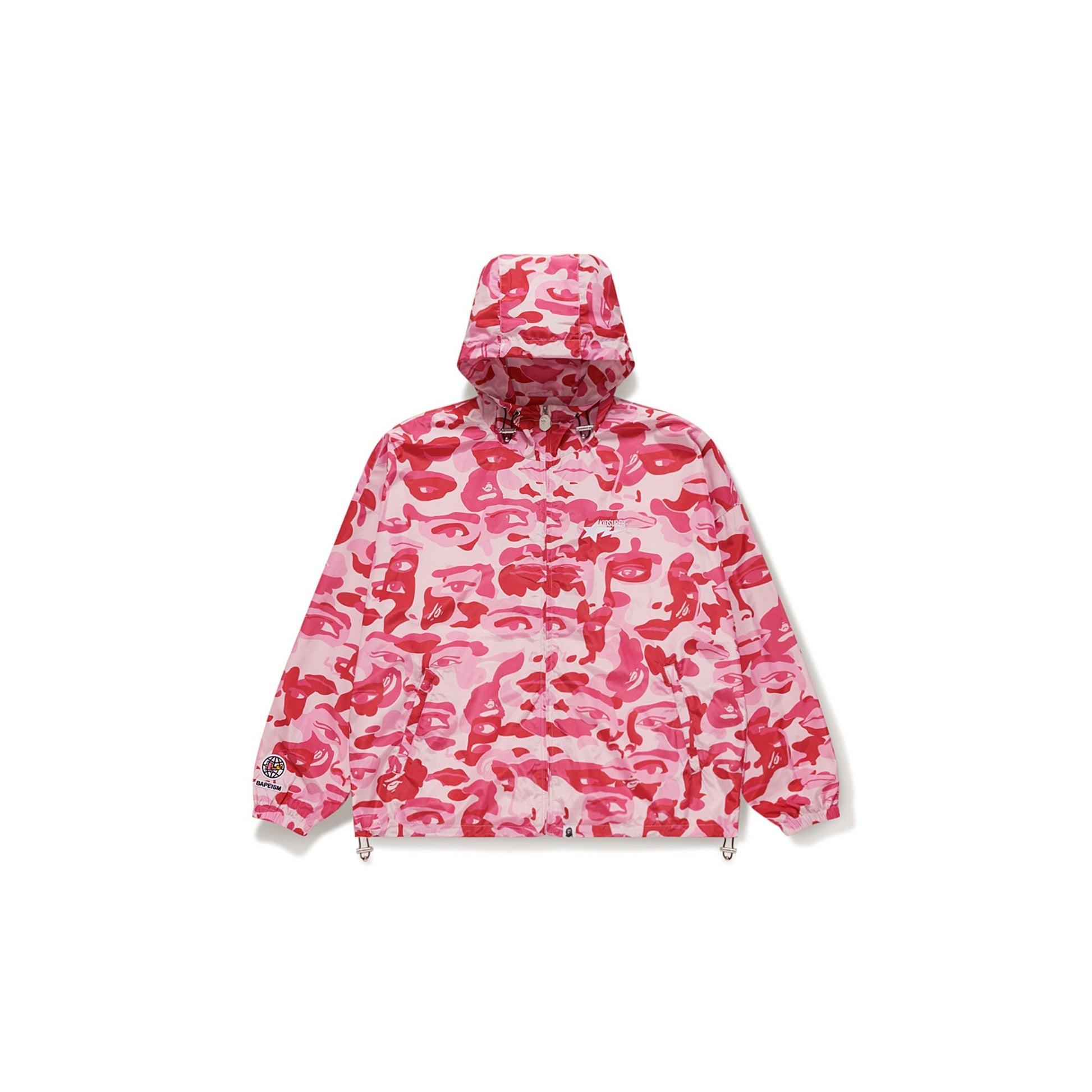 BAPE X KIDSUPER CAMO LIGHTWEIGHT JACKET [PINK] by KIDSUPER STUDIOS