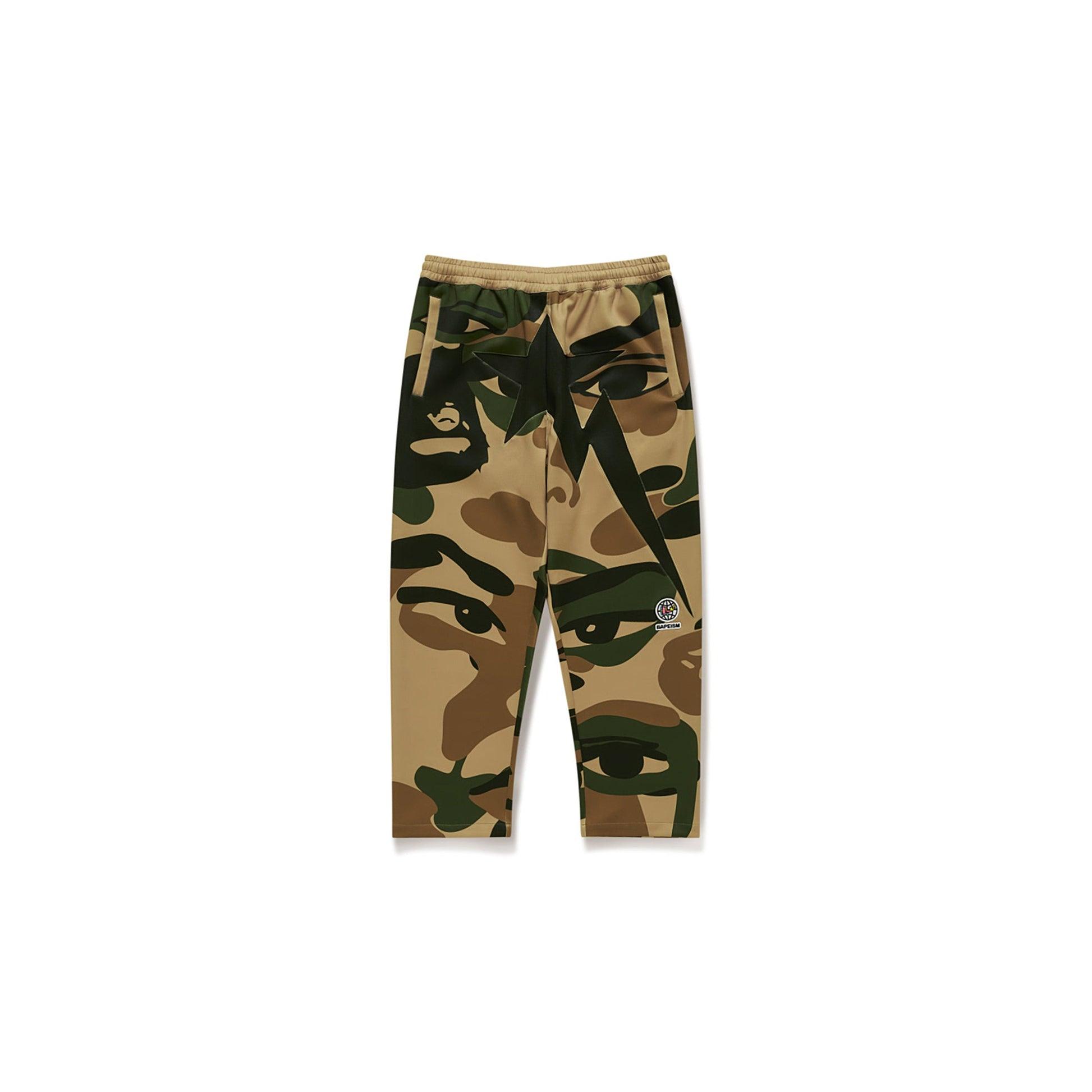 BAPE X KIDSUPER PATCHWORK TRACKPANTS [GREEN] by KIDSUPER STUDIOS