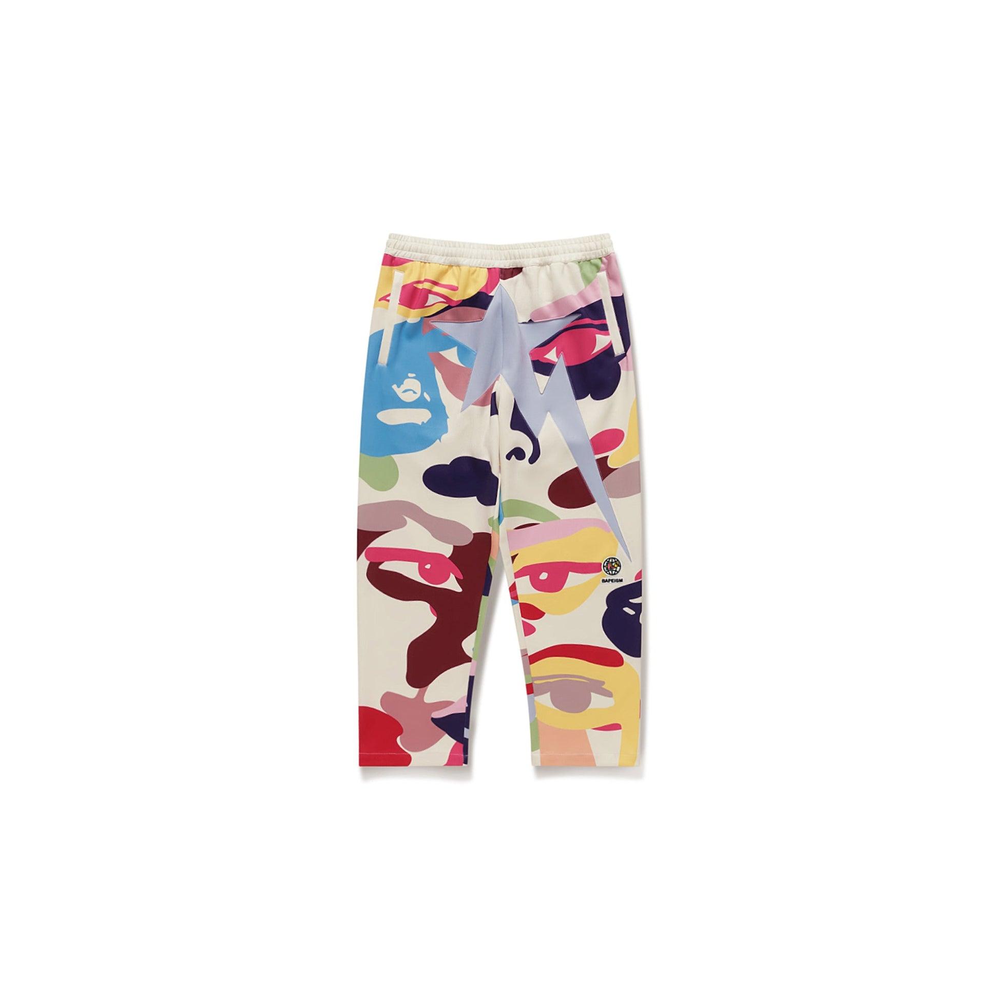 BAPE X KIDSUPER PATCHWORK TRACKPANTS [MULTI] by KIDSUPER STUDIOS