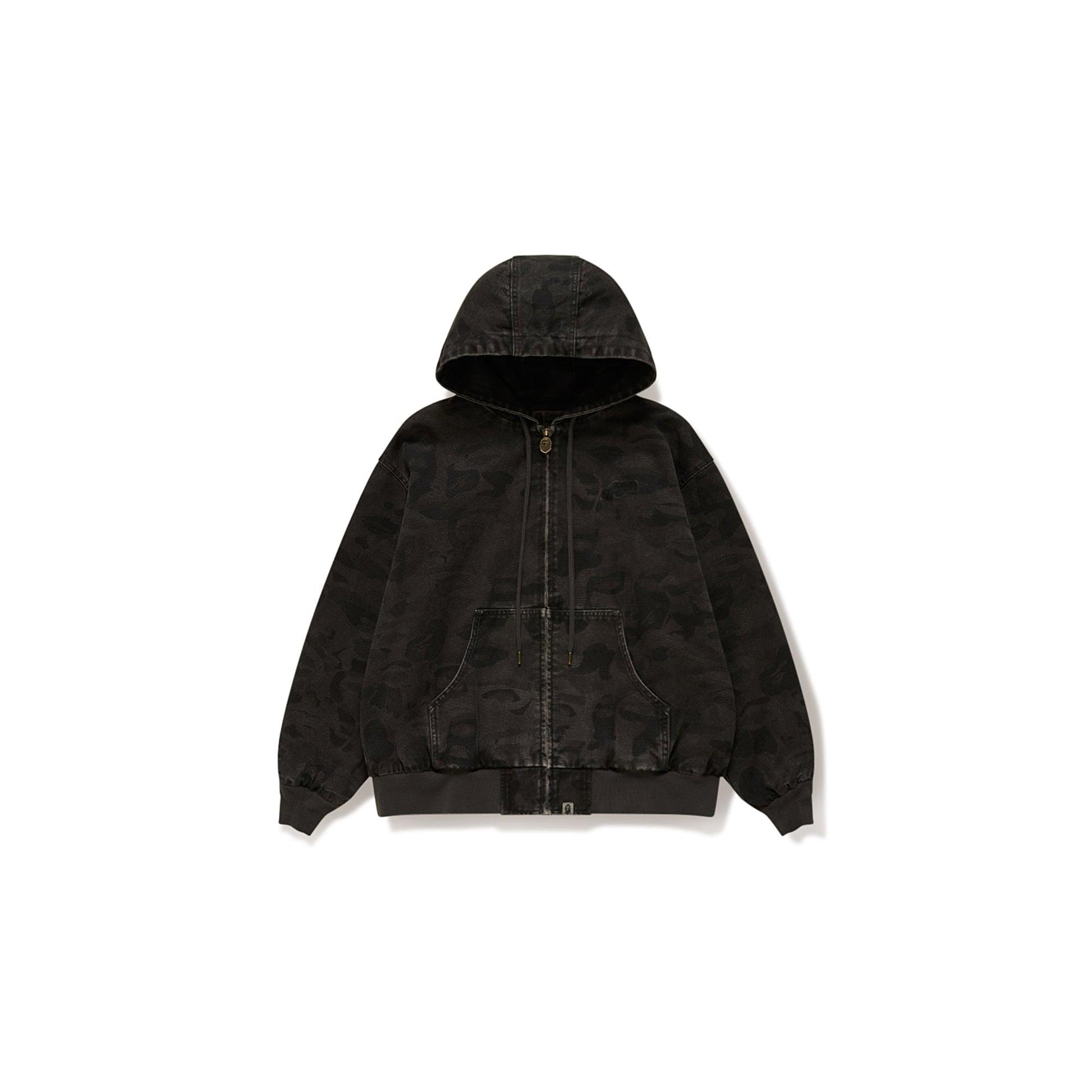 BAPE X KIDSUPER SOLID CAMO JACQUARD JACKET [BLACK] by KIDSUPER STUDIOS