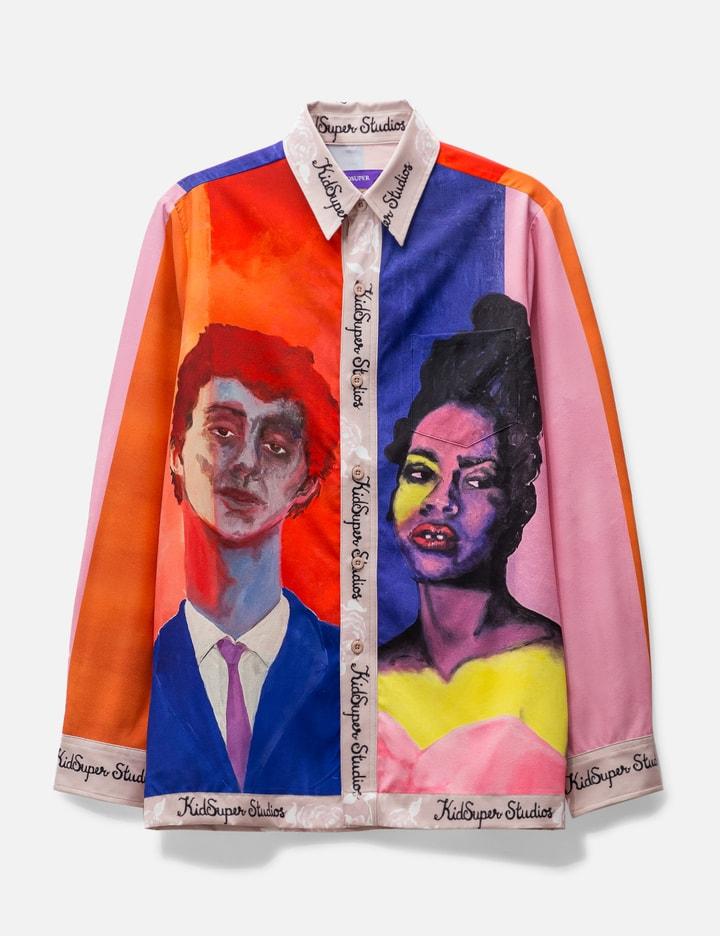 BOY &amp; GIRPAINTED PORTRAIT SHIRT by KIDSUPER STUDIOS