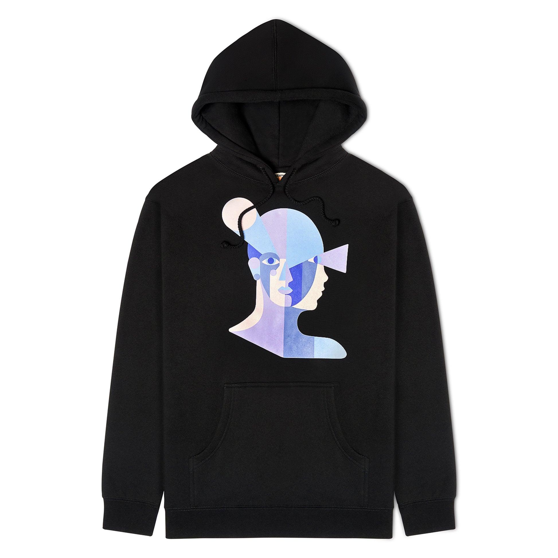 Bauhaus Face Hoodie [Black] by KIDSUPER STUDIOS