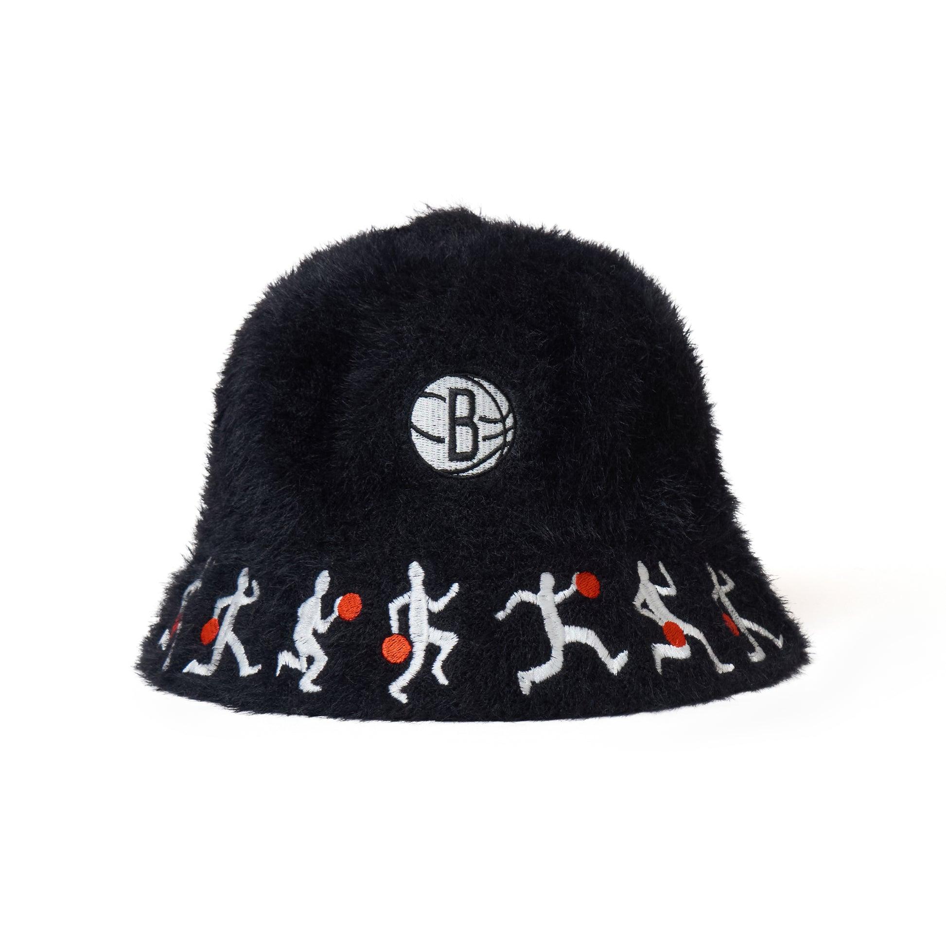 Brooklyn Fuzzy Bucket Hat [Black] by KIDSUPER STUDIOS