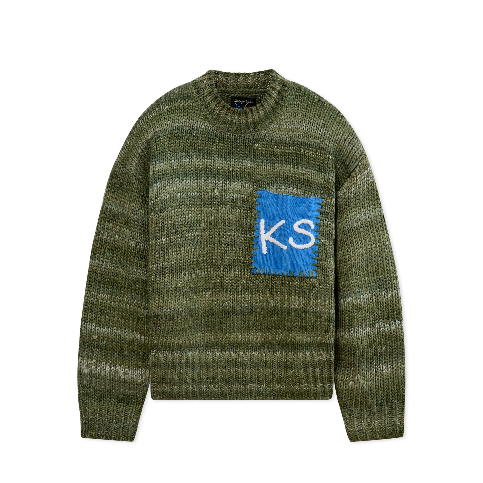 Chunky Sweater [Green] by KIDSUPER STUDIOS