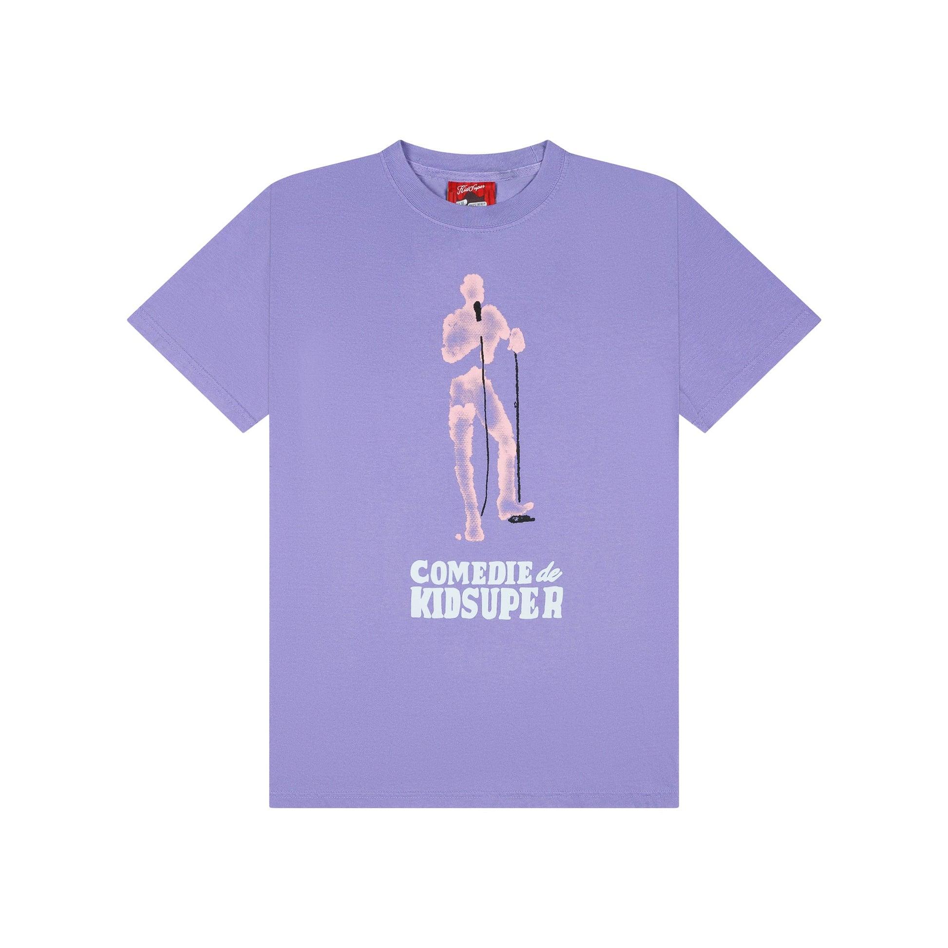 Comedie de KidSuper Comic Tee [Purple] by KIDSUPER STUDIOS