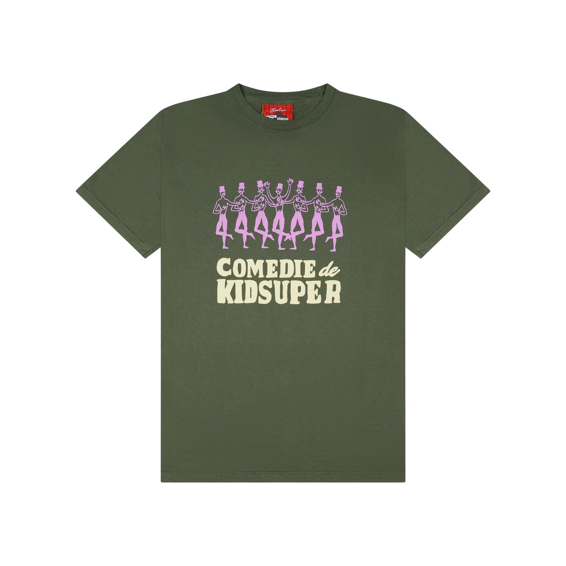 Comedie de KidSuper Crowd Tee [Olive] by KIDSUPER STUDIOS
